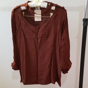 Brown blouse